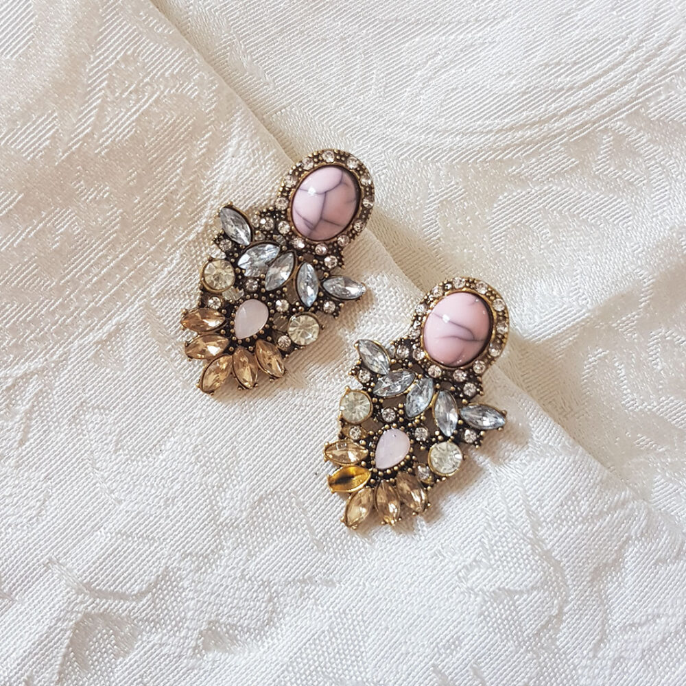 pink-diamond-gold-statement-earrings