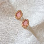 pink-gold-diamond-teardrop-earrings
