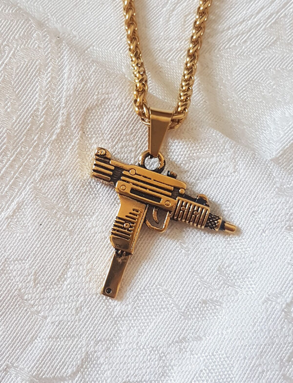 uzi-gun-necklace-gold